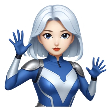 Character Luna Snow from game Marvel Rivals sticker