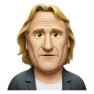 Depardieu sticker