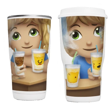 Drink tumbler mug sticker