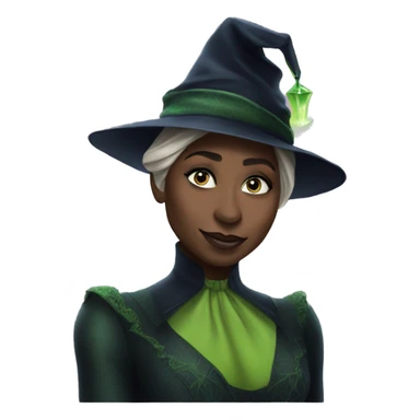 cynthia erivo but as elphaba sticker