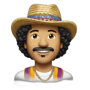 carlos Santana sticker