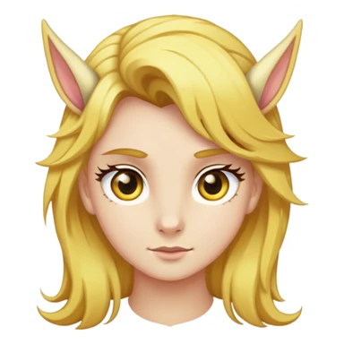 yellowish alicorn, golden eyes, straw-colored hair, haughty gaze sticker