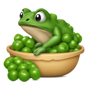 Bufo peeling peas(matar cheelnaa) sticker