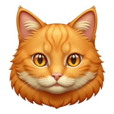 Buff orange tabby cat (light orange) with no white sticker