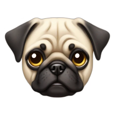 light pug sticker
