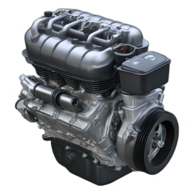 create a emoji turbocharged engine  sticker