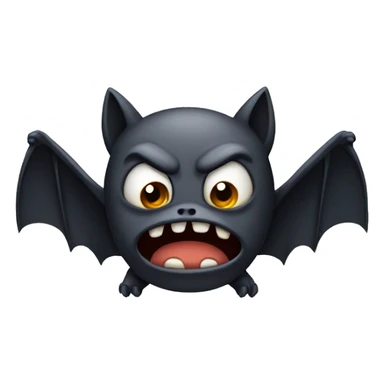 angry bat sticker