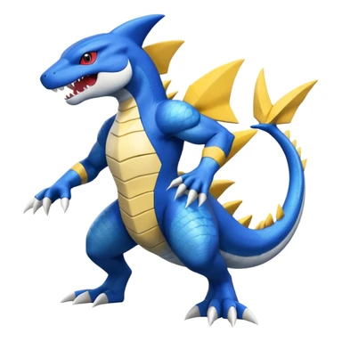 Veemon-Sharpedo-Garchomp-Ampharos-fusion sticker