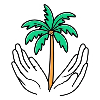 Laughing face Palm  sticker