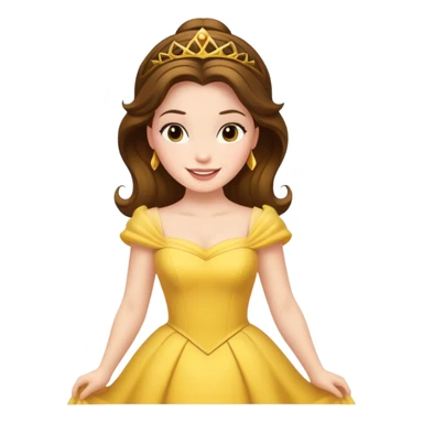 princess belle sticker