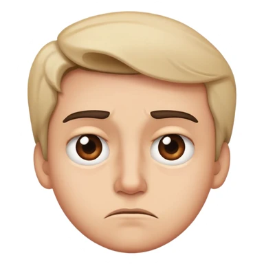 Side eye with a disgusted face  sticker