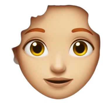 Bad Redhead girl with sticker