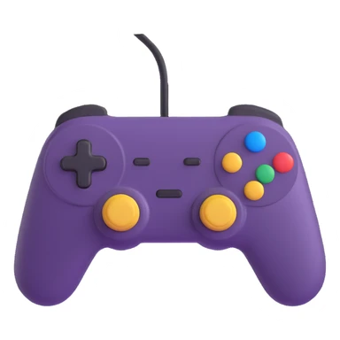 gamepad, 3D emoji style sticker