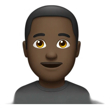 Une personne noir sticker