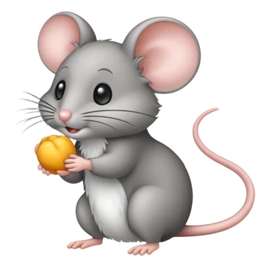 mouse with extra long tail sticker
