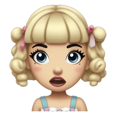 psycho melanie martinez angry about leaked song sticker