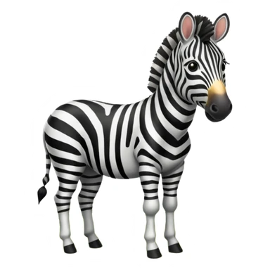Zebra emoji sticker