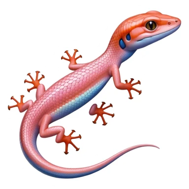 pink skink sticker