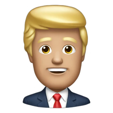 Trump as Masyanya sticker