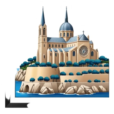 Notre dame Marseille sticker