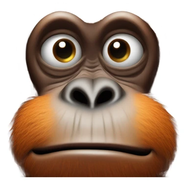 I want to make an arangutan with a microcospy sticker