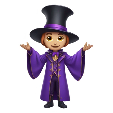 PURPLE MAGICIAN  sticker