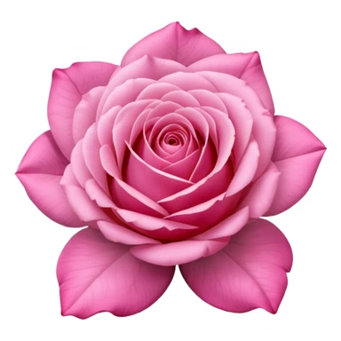 Polaroid photo of a pink rose  sticker