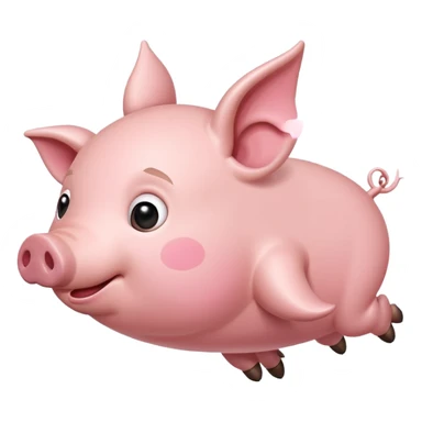Pigflying sticker