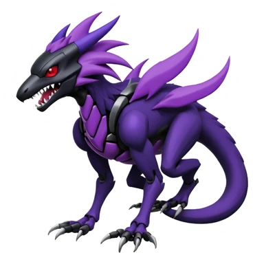 Darkrai-Venom-Sergal-Vernid-Protogen-Fakémon-Pokémon-creature  sticker