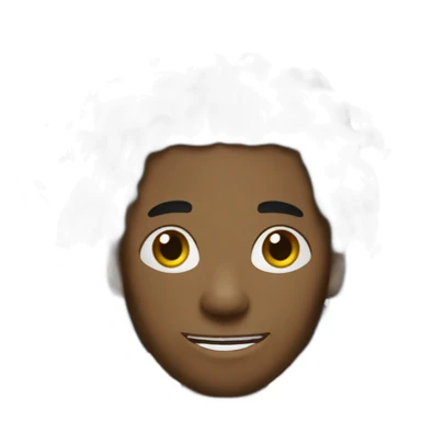 black man with Dreads and snake around neck sticker