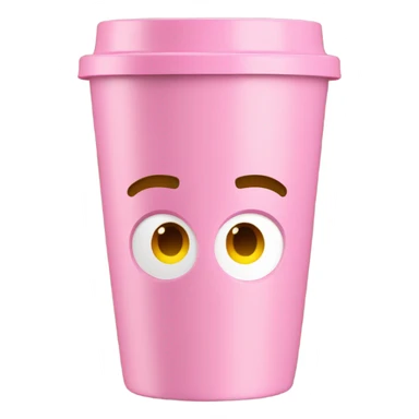 a pink stanley brand insulated cup sticker