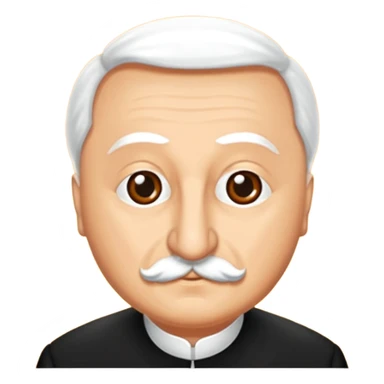 Sus işareti yapan yüz sticker