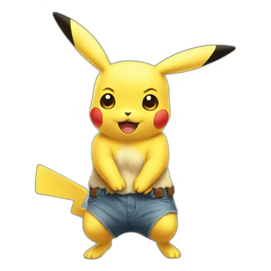 Tête Pikachu sticker