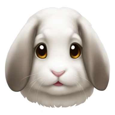 lop eared rabbit sticker
