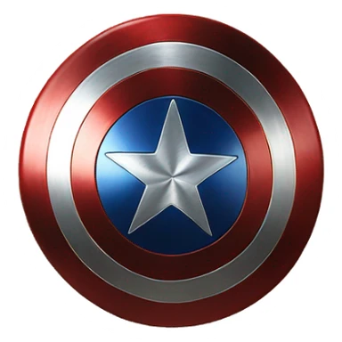 Captain America bouclier  sticker