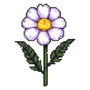 a beautiful flower sticker
