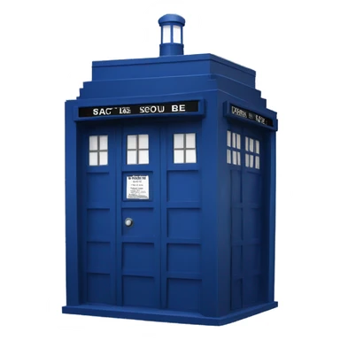 TARDIS sticker