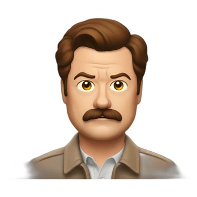 Ron-swanson sticker
