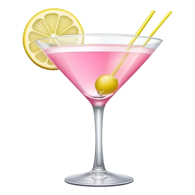 Pink lemon drop martini  sticker
