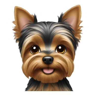 yorkie puppy  sticker