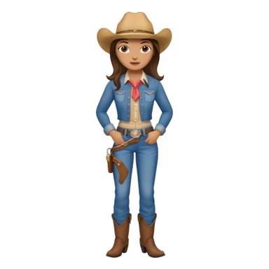 Cowgirl jeans wide at the bottom sticker