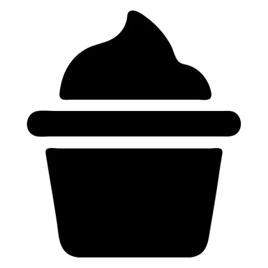 A sauce in a fast food packaging sticker