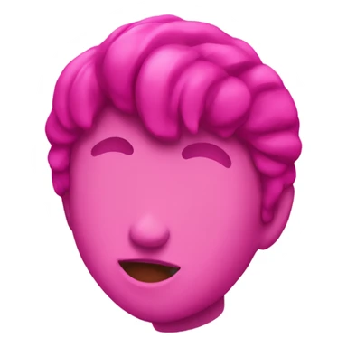 Corazon fucsia sticker