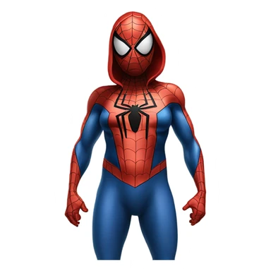 Photorealistic pregnant Spiderman sticker