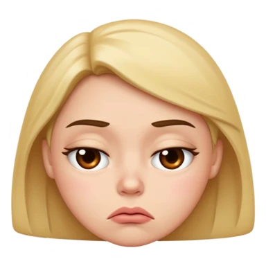 pouting face sticker