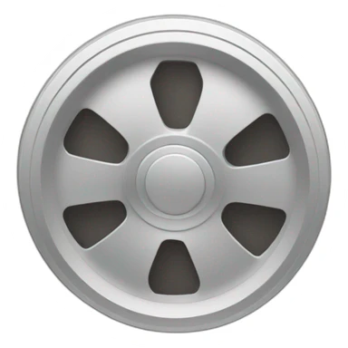 wheel with a stop sign sticker