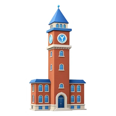 Tower University blue sticker