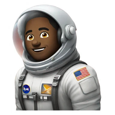 Man flying to space sticker
