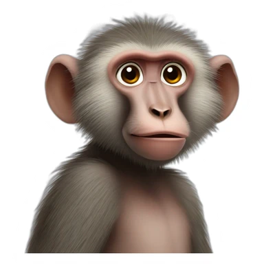 baboon sticker
