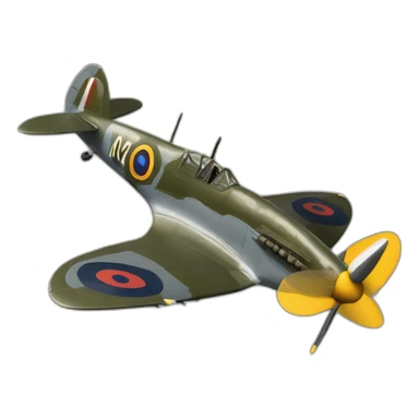 Spitfire scrambling sticker